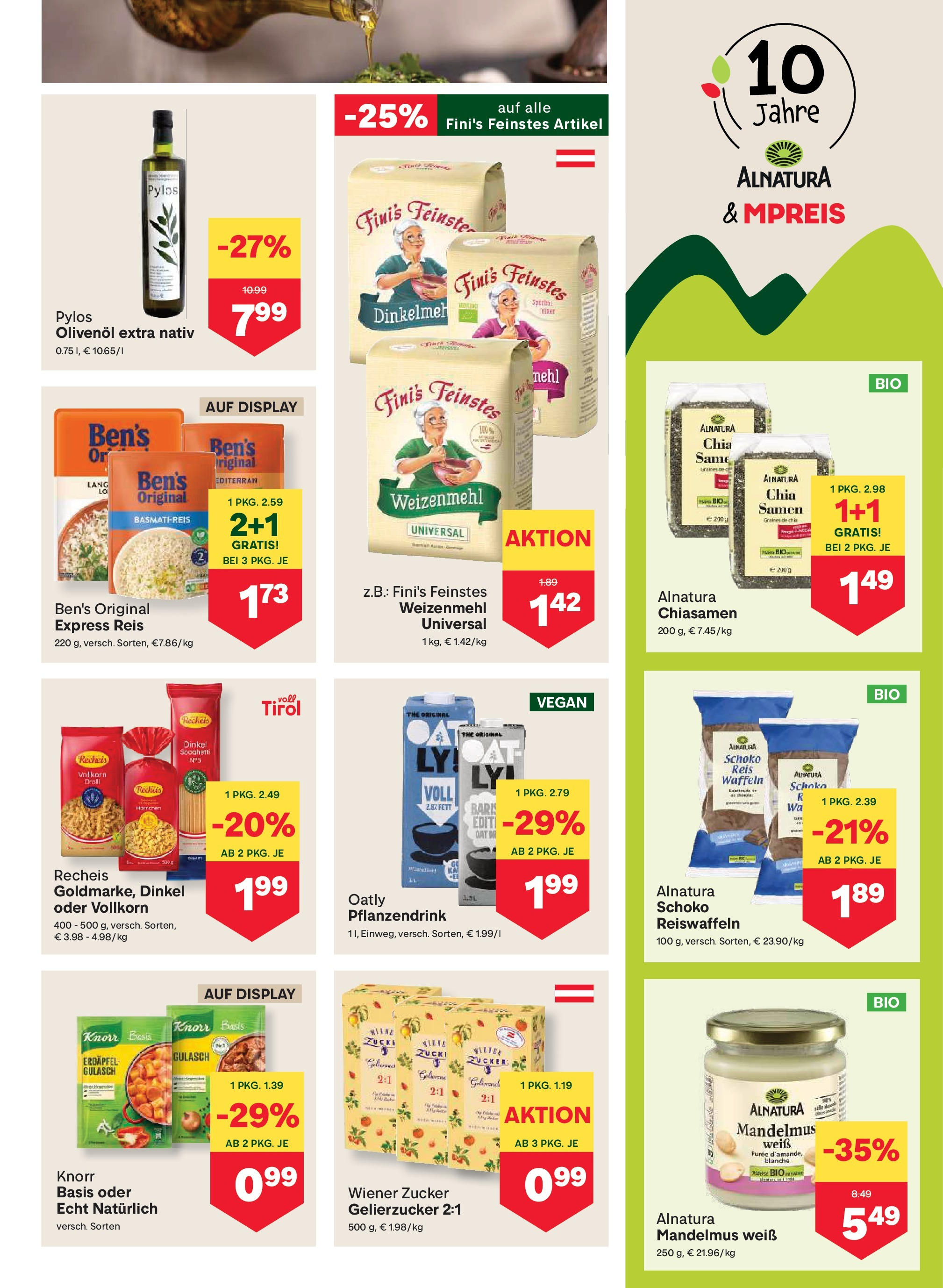 MPREIS Steyr von 12.06.2025 - Aktuelle Angebote | Seite: 13 | Produkte: Zucker, Rum, Reis