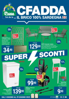Anteprima del volantino CFadda - Super sconti Giugno valido a partire dal 04.06.2025
