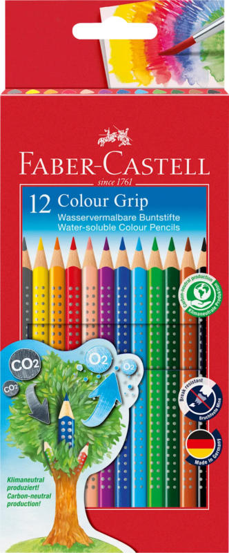 Faber-Castell Buntstifte Colour Grip Set 12tlg