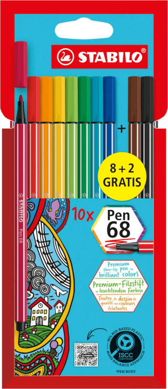 STABILO Stift 68 Set 8tlg