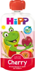 HiPP Quetschie Kirsche Banane in Apfel mit Vollkorn, ab 1 Jahr