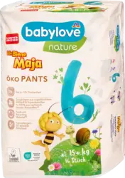 babylove nature Baby Pants Die Biene Maja Gr. 6 XL (15+ kg)