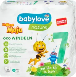 babylove nature Windeln Die Biene Maja Gr. 7 XXL (16+ kg)
