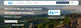 Prova Internet ultraveloce per 100 giorni