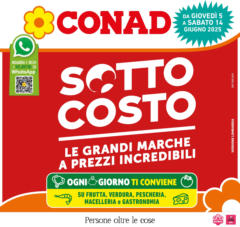 Anteprima del volantino Conad - Sotto costo valido a partire dal 04.06.2025