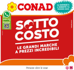 Anteprima del volantino Conad - Sotto costo valido a partire dal 04.06.2025