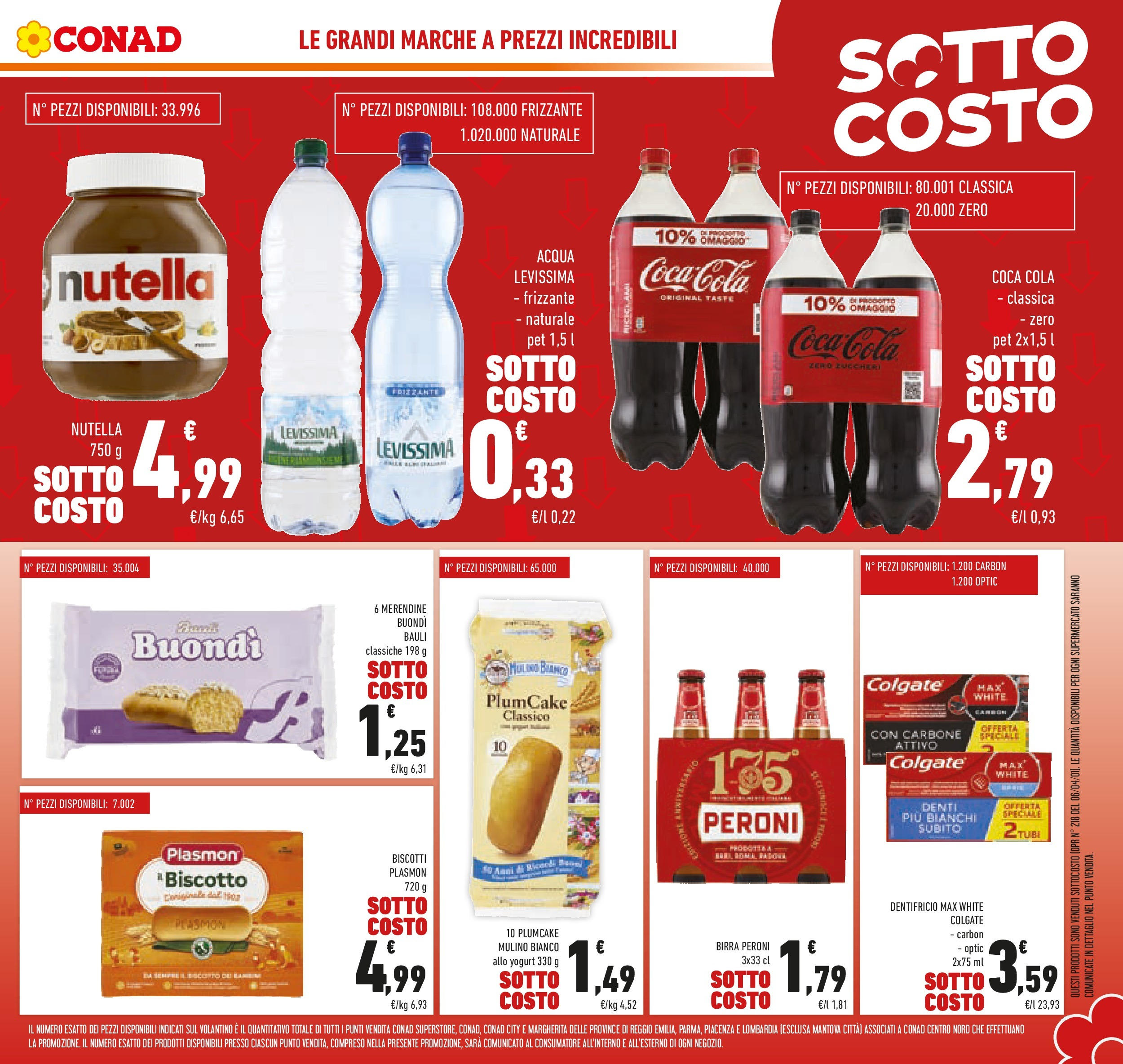 Volantino Conad dal 04/06/2025 > Anteprima - Giugno | Pagina: 5 | Prodotti: Yogurt, Dentifricio, Birra, Nutella