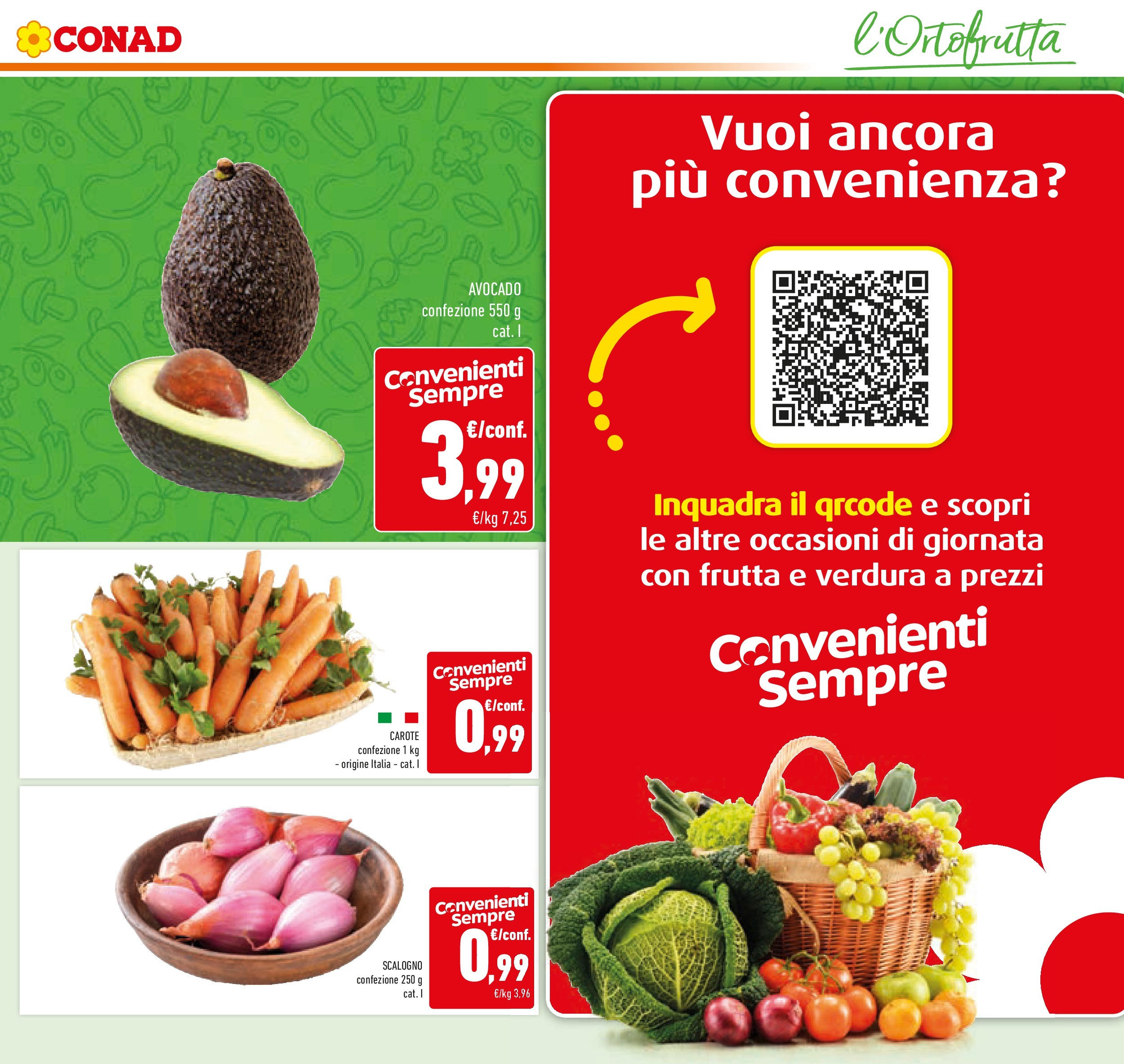 Volantino Conad dal 04/06/2025 > Anteprima - Giugno | Pagina: 11 | Prodotti: Avocado, Frutta, Carote