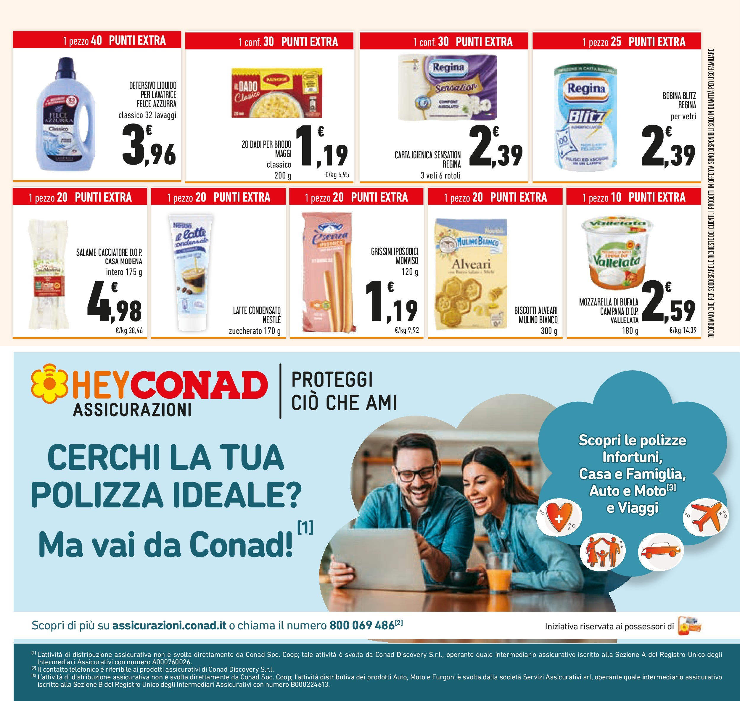Volantino Conad dal 04/06/2025 > Anteprima - Giugno | Pagina: 39 | Prodotti: Carta igienica, Lavatrice, Grissini, Latte condensato