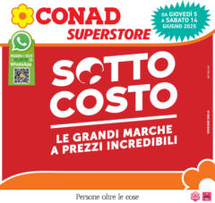 Anteprima del volantino Conad - Sotto costo valido a partire dal 04.06.2025