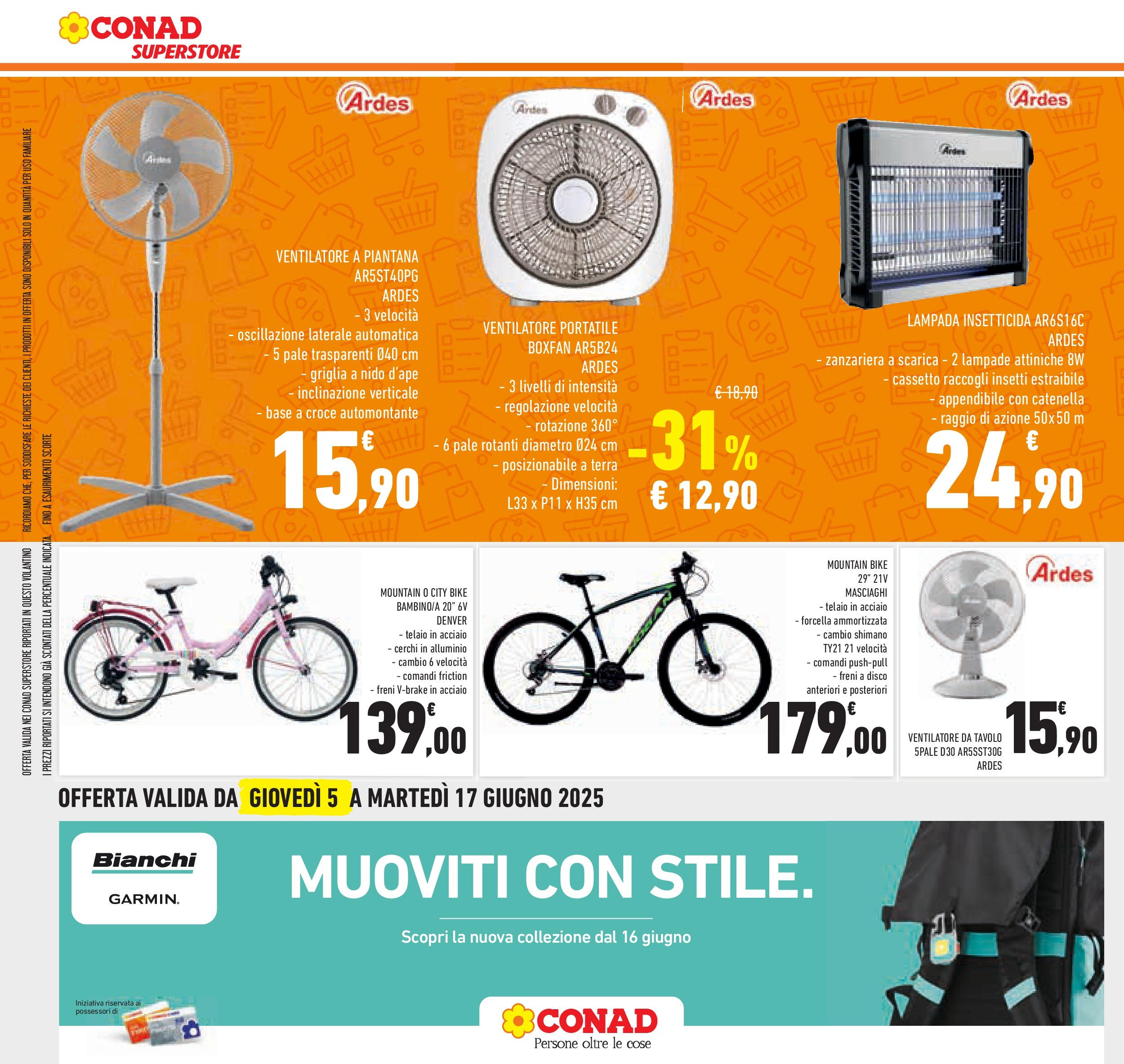 Volantino Conad dal 04/06/2025 > Anteprima - Giugno | Pagina: 34 | Prodotti: Alluminio, Griglia, Tavolo, Terra