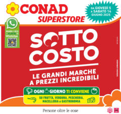 Anteprima del volantino Conad - Sotto costo valido a partire dal 04.06.2025