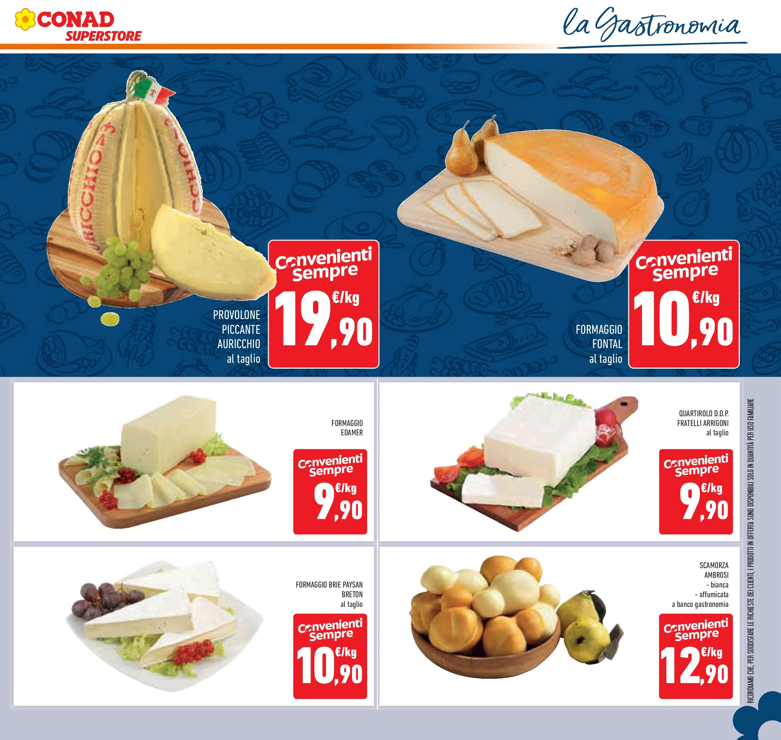 Volantino Conad dal 04/06/2025 > Anteprima - Giugno | Pagina: 19 | Prodotti: Provolone, Formaggio