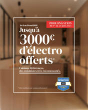 Jusqu’à 3 000€ d’électro offerts