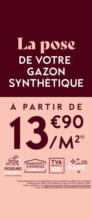 Saint Maclou, expert en pose de gazon synthétique !
