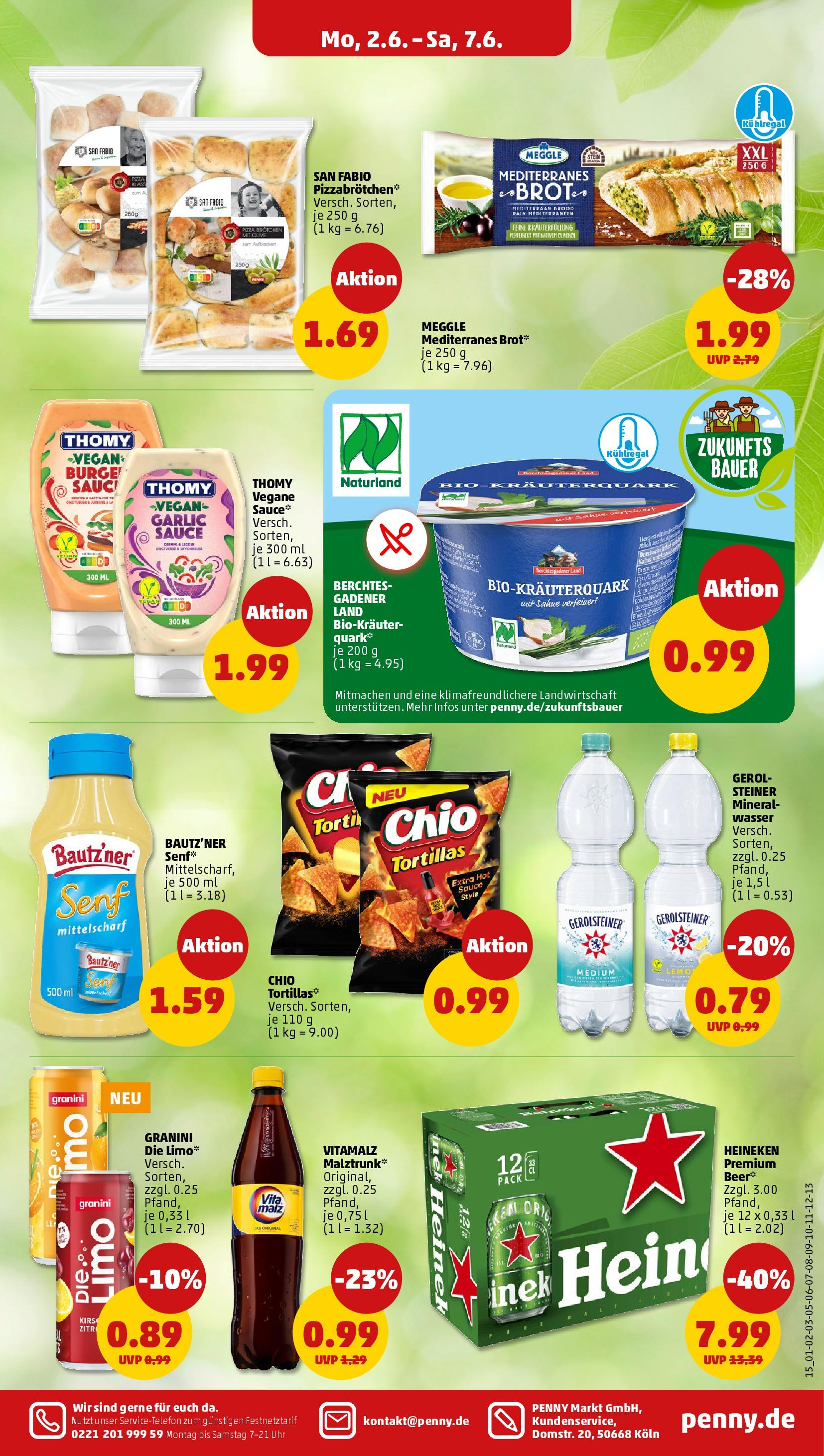 Penny - Penny: Wochenangebote (ab 01.06.2025) » Angebote Online | Seite: 17 | Produkte: Limonade, Mineralwasser, Granini, Gerolsteiner