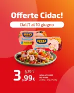 Gros Cidac Dall'1 al 10 giugno - al 10.06.2025