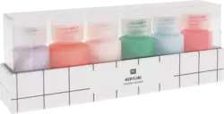 RICO DESIGN Acrylfarben-Set Neonfarben (6 Tuben á 22 ml)