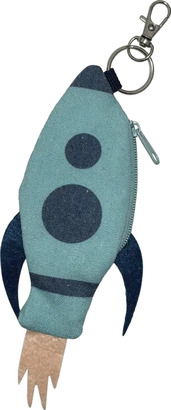 Dekorieren & Einrichten Schlüsselanhänger Rakete, blau