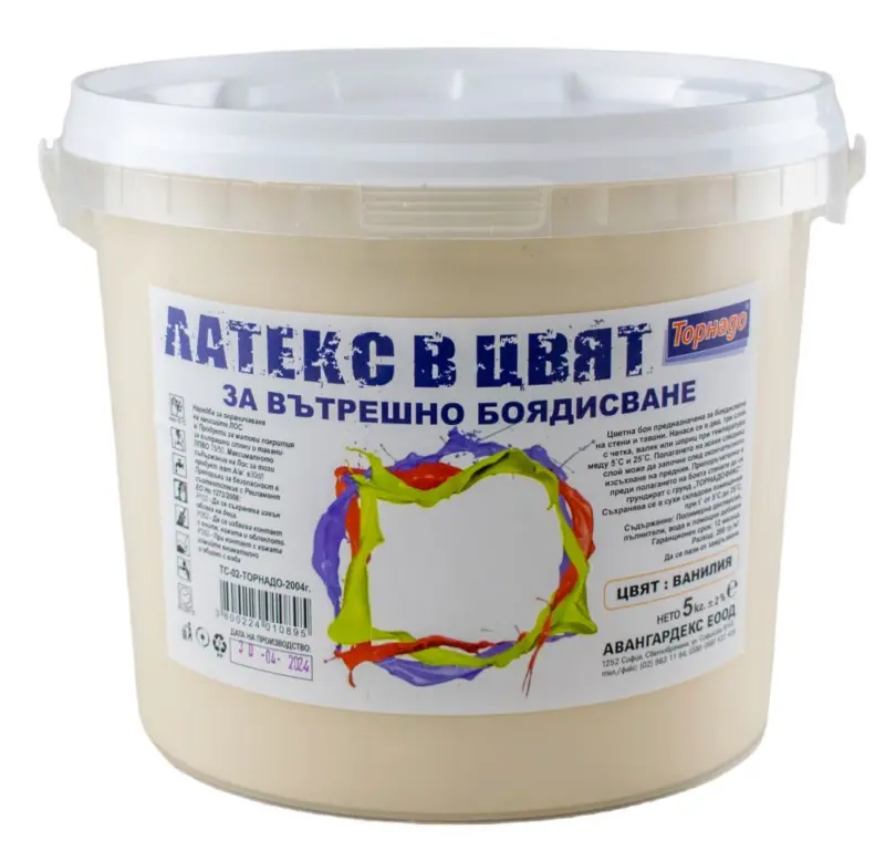 ТОРНАДО Латекс различни цветове