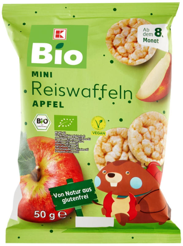 K-Bio Мини оризoви вафли различни видове