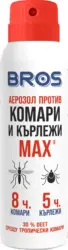 Bros Спрей МАХ срещу комари и кърлежи