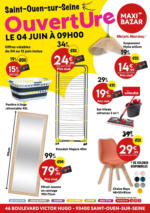 Maxi Bazar Ouverture - au 15.06.2025