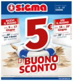 Sigma 5 € di buono sconto - al 17.06.2025