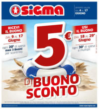 5 € di buono sconto