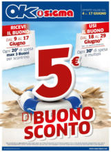 5 € di buono sconto