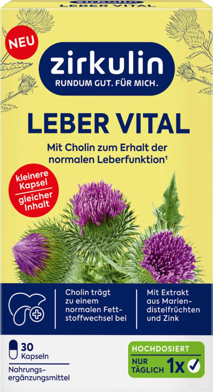 Zirkulin Leber Vital Kapseln 30 St