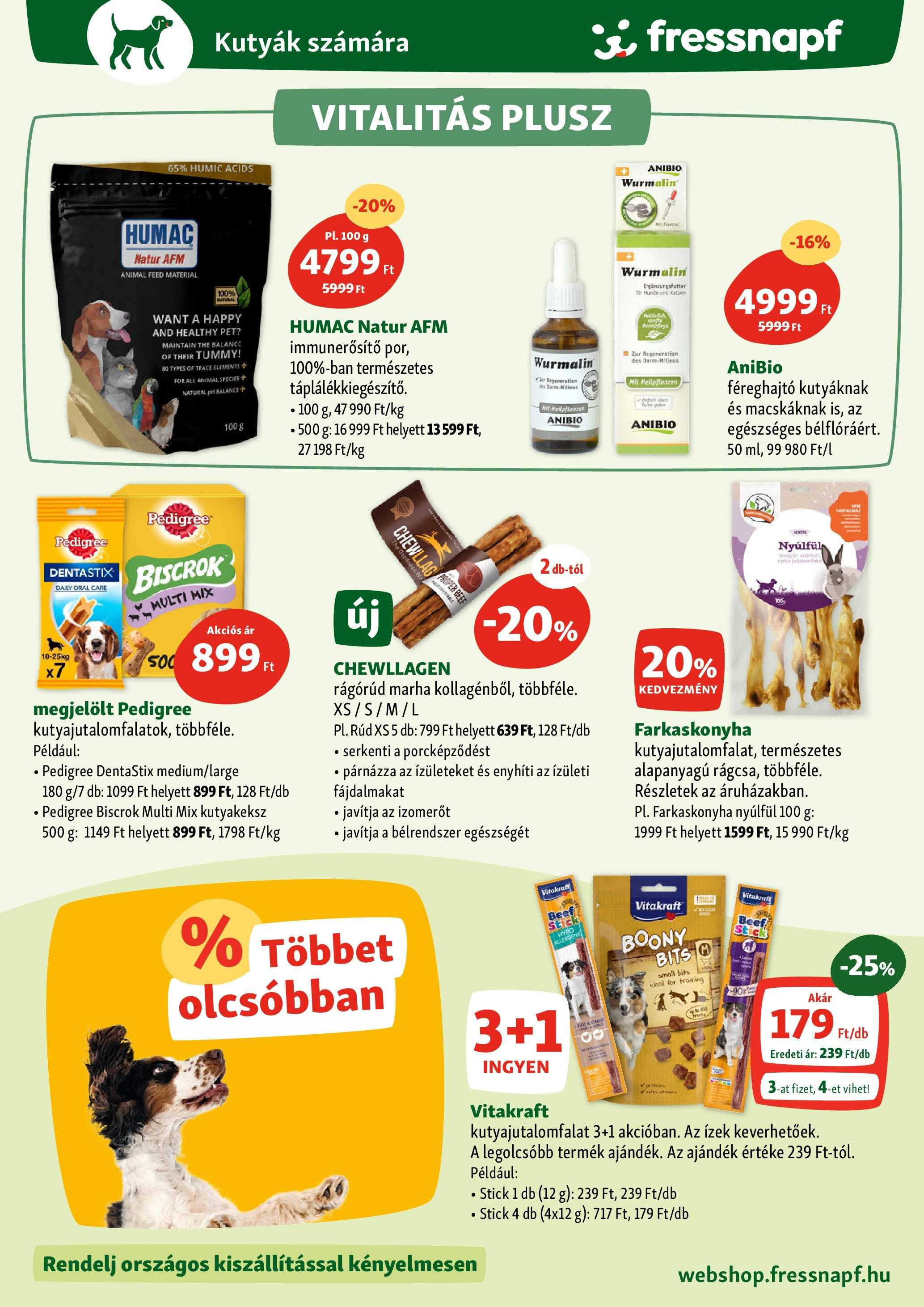 Fressnapf Akciós újság - 2025.06.12. -tól/töl > akció, lapozható szórólap 🛍️ | Oldal: 6