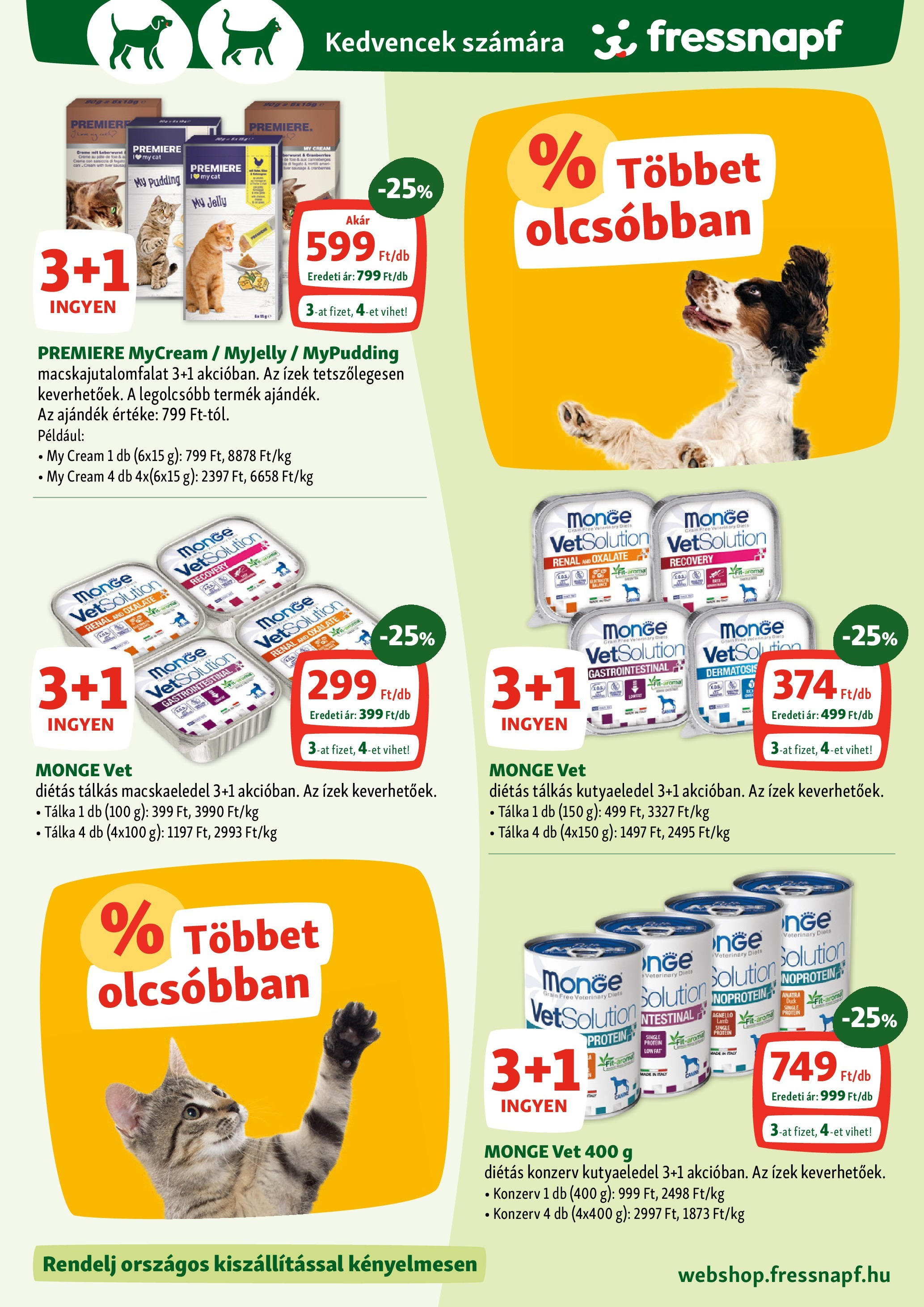 Fressnapf Akciós újság - 2025.06.12. -tól/töl > akció, lapozható szórólap 🛍️ | Oldal: 8 | Termékek: Macskaeledel, Kutyaeledel, Protein