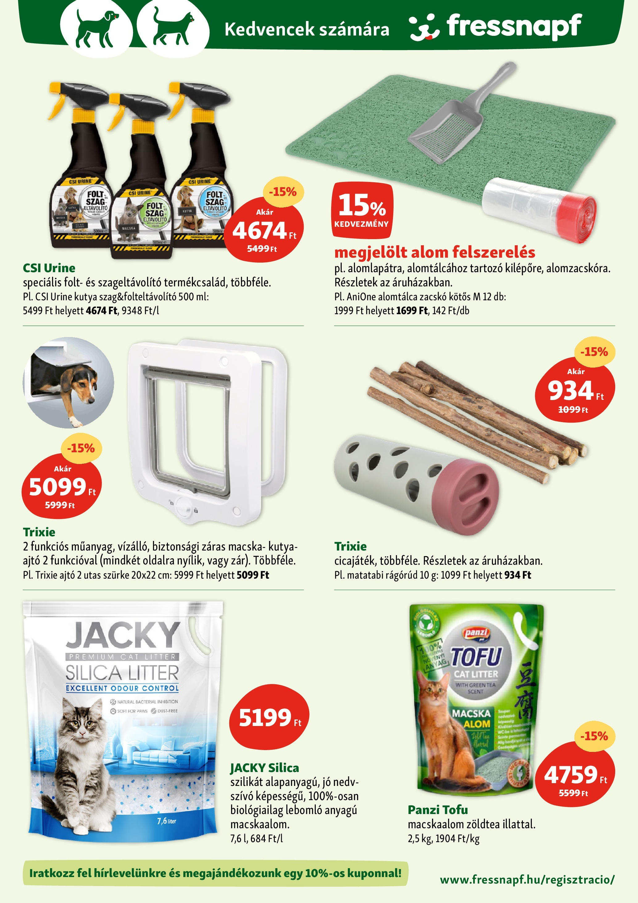 Fressnapf Akciós újság - 2025.06.12. -tól/töl > akció, lapozható szórólap 🛍️ | Oldal: 13 | Termékek: Macskaalom, Tofu, Tea