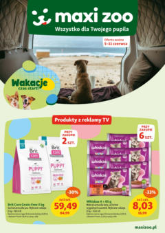 Pogląd gazetki "Gazetka" ze sklepu Maxi Zoo ważnej od 05.06.2025