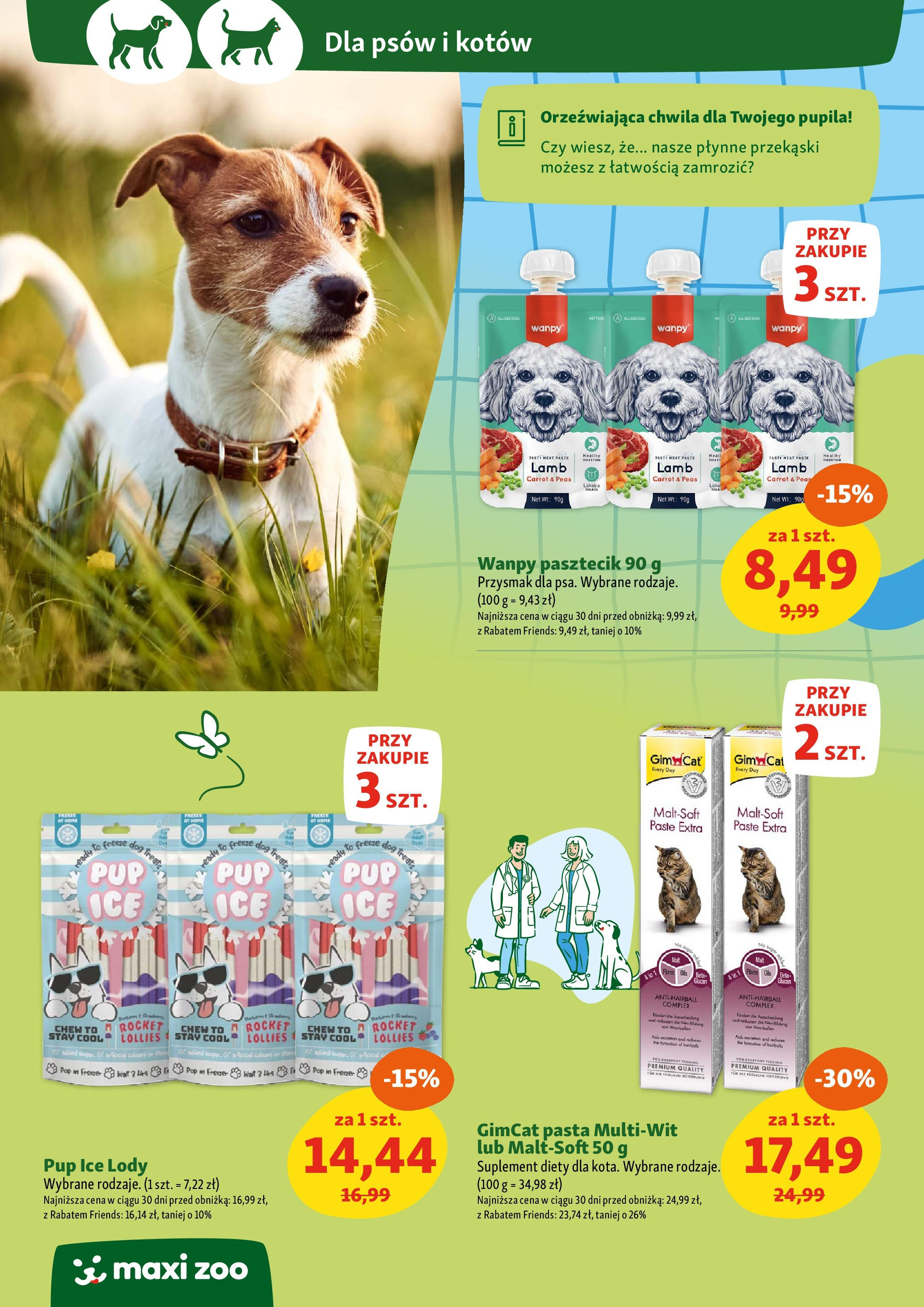 Maxi Zoo Gazetka od (05.06.2025 - 11.06.2025) | Strona: 12 | Produkty: Lody