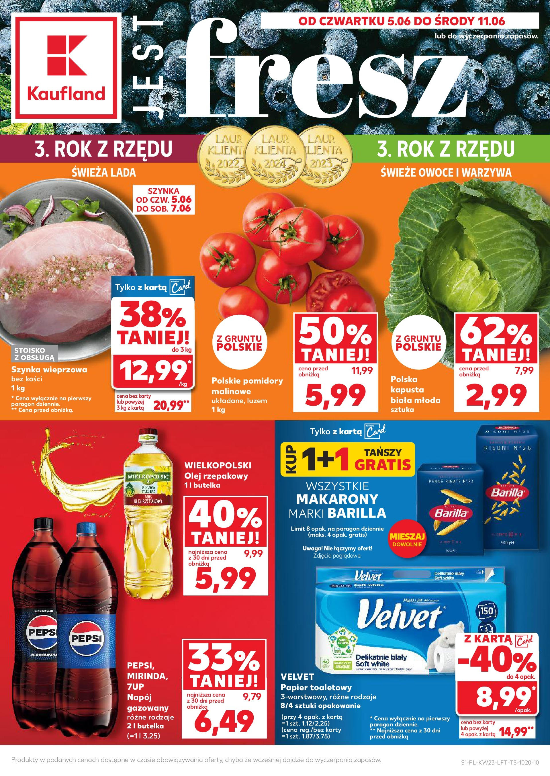 KAUFLAND gazetka promocyjna 05.06.2025 - Promocje - Numer strony 1