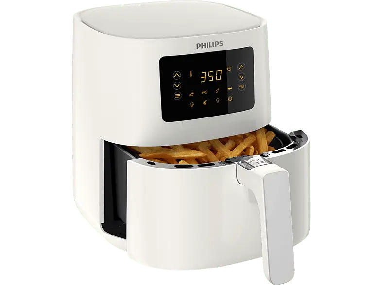 PHILIPS HD 9252/00 Essential Compact Heißluftfritteuse (4,1 l, 1400 Watt, Weiß)