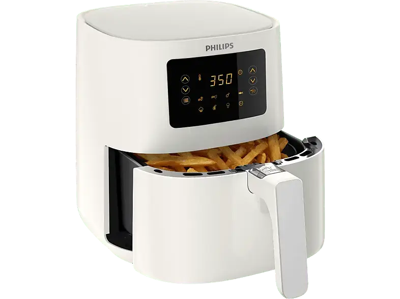 PHILIPS HD 9252/00 Essential Compact Heißluftfritteuse (4,1 l, 1400 Watt, Weiß)