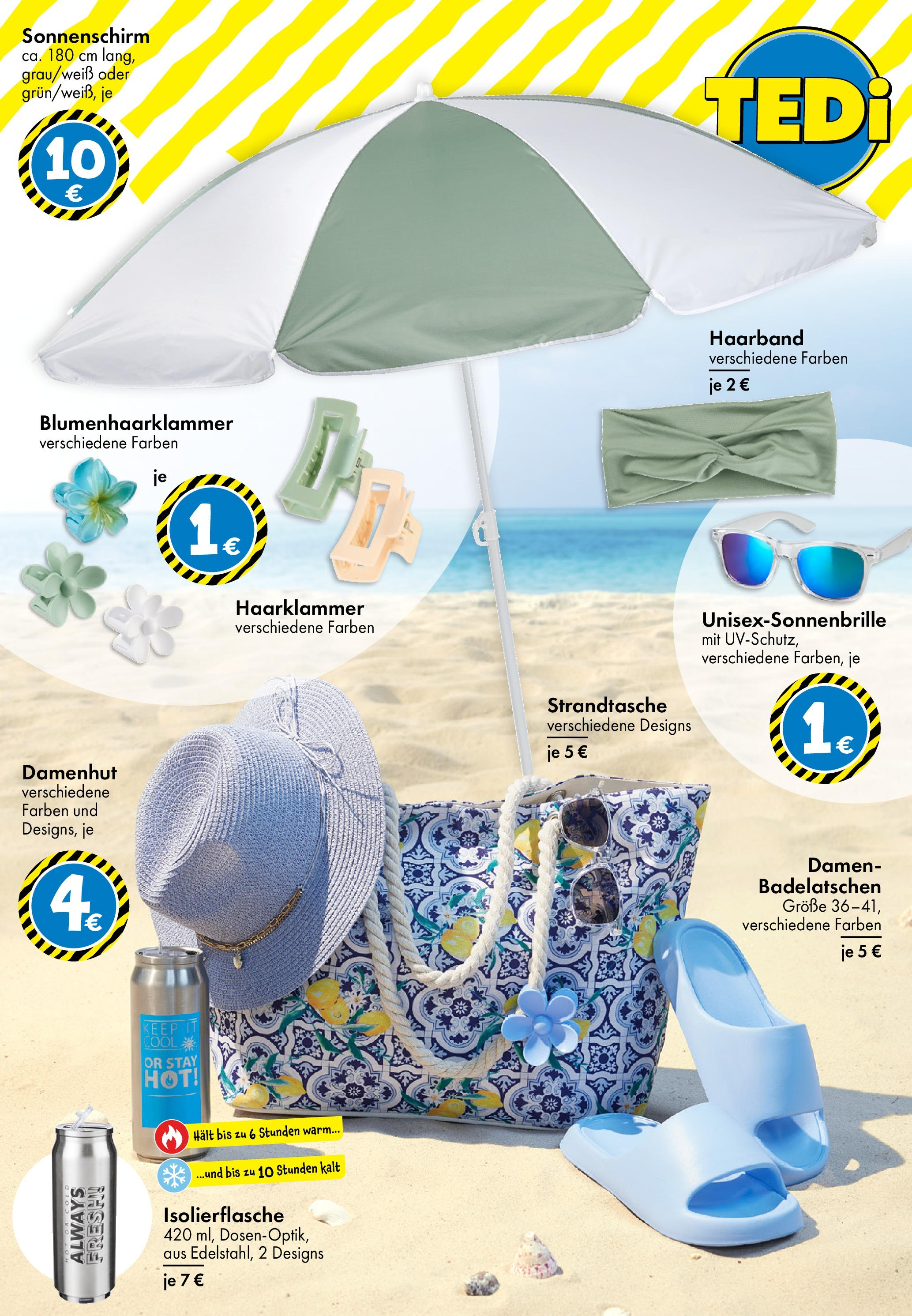 TEDi - Prospekt (ab 06.06.2025) zum Blättern | Seite: 8 | Produkte: Sonnenschirm