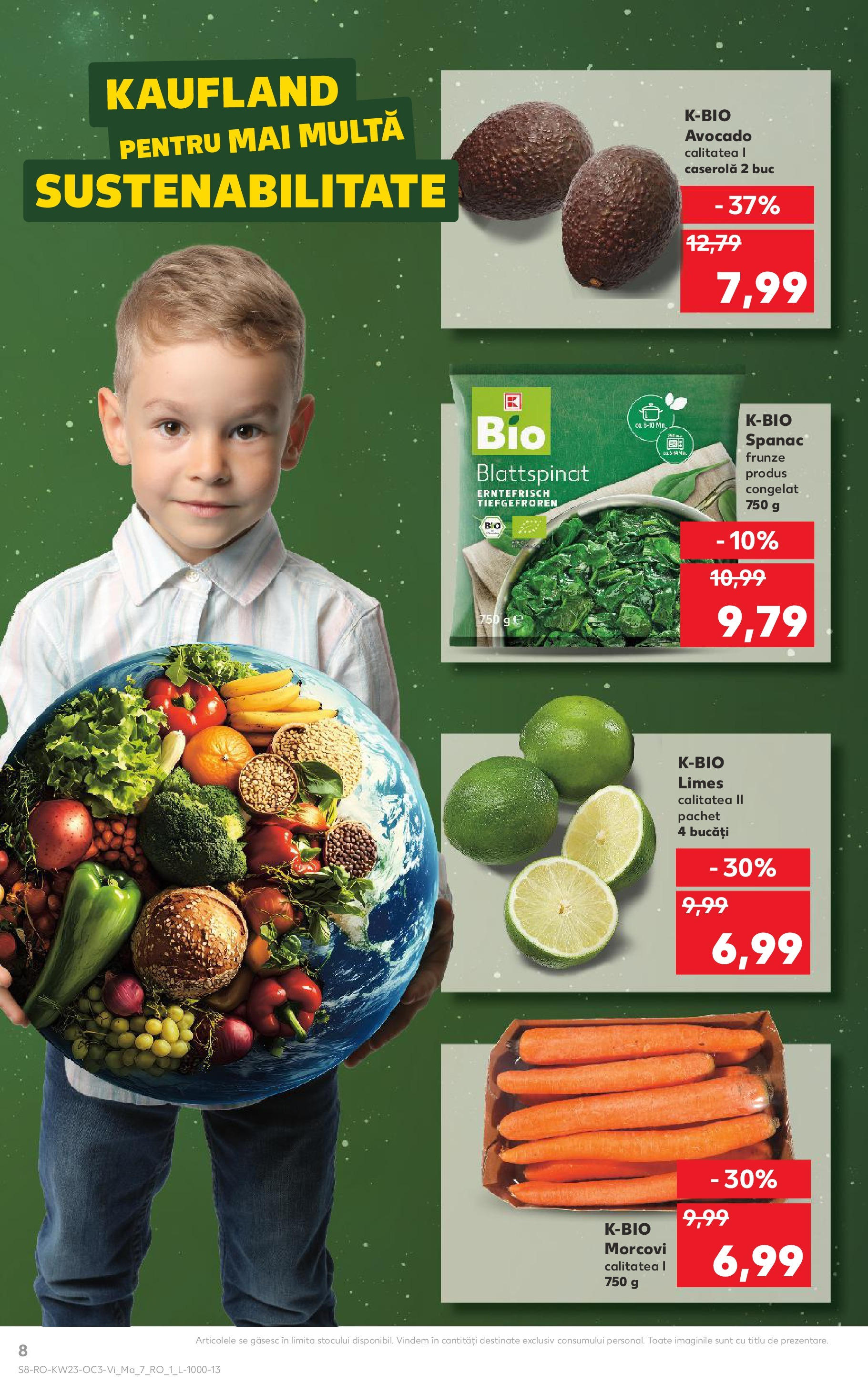 Catalog Kaufland - Sibiu 06.06.2025 - Revista si Oferta | Pagină: 8 | Produse: Morcovi, Avocado