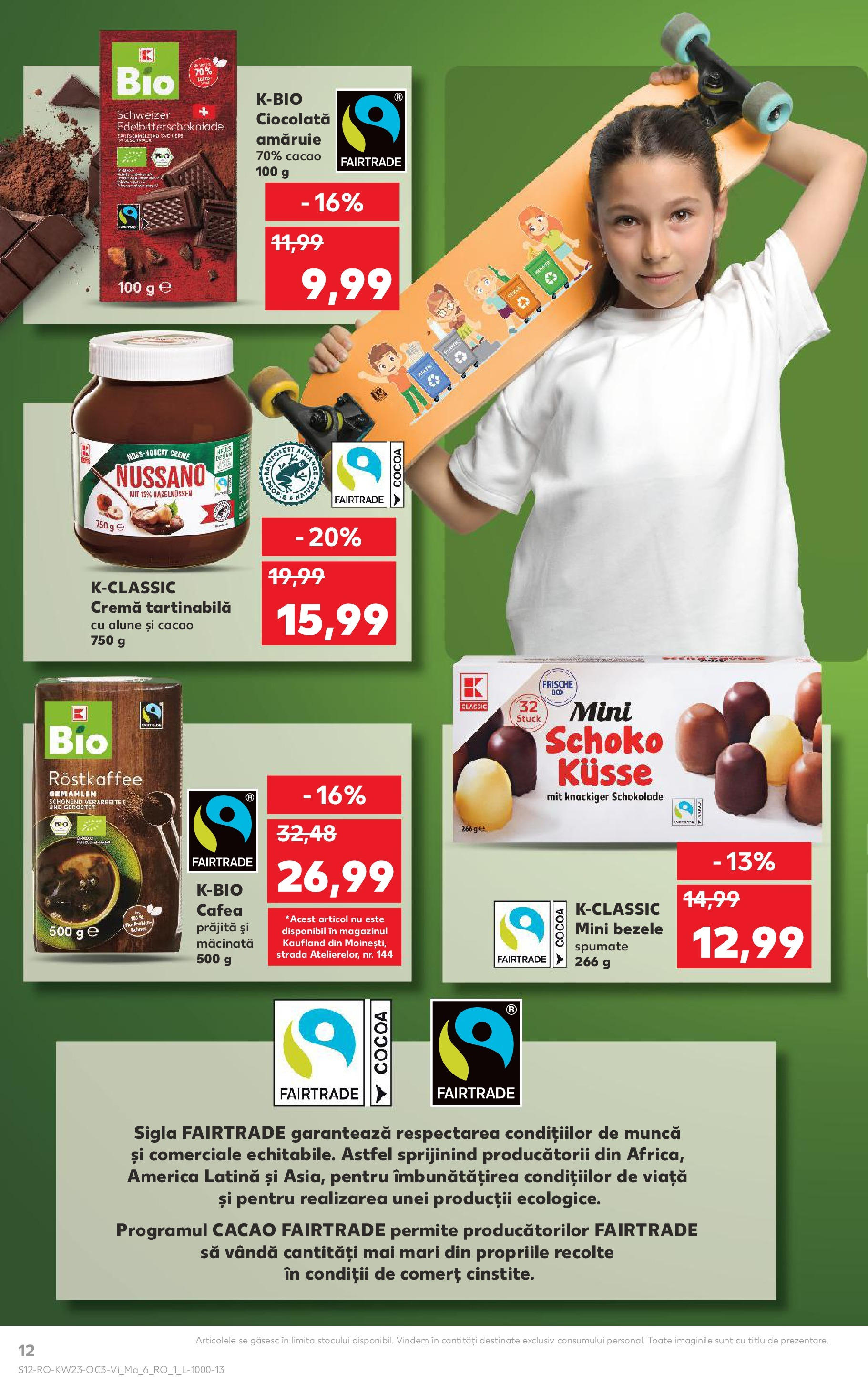 Catalog Kaufland - Sibiu 06.06.2025 - Revista si Oferta | Pagină: 12 | Produse: Cremă, Cafea, Cacao, Cremă tartinabilă