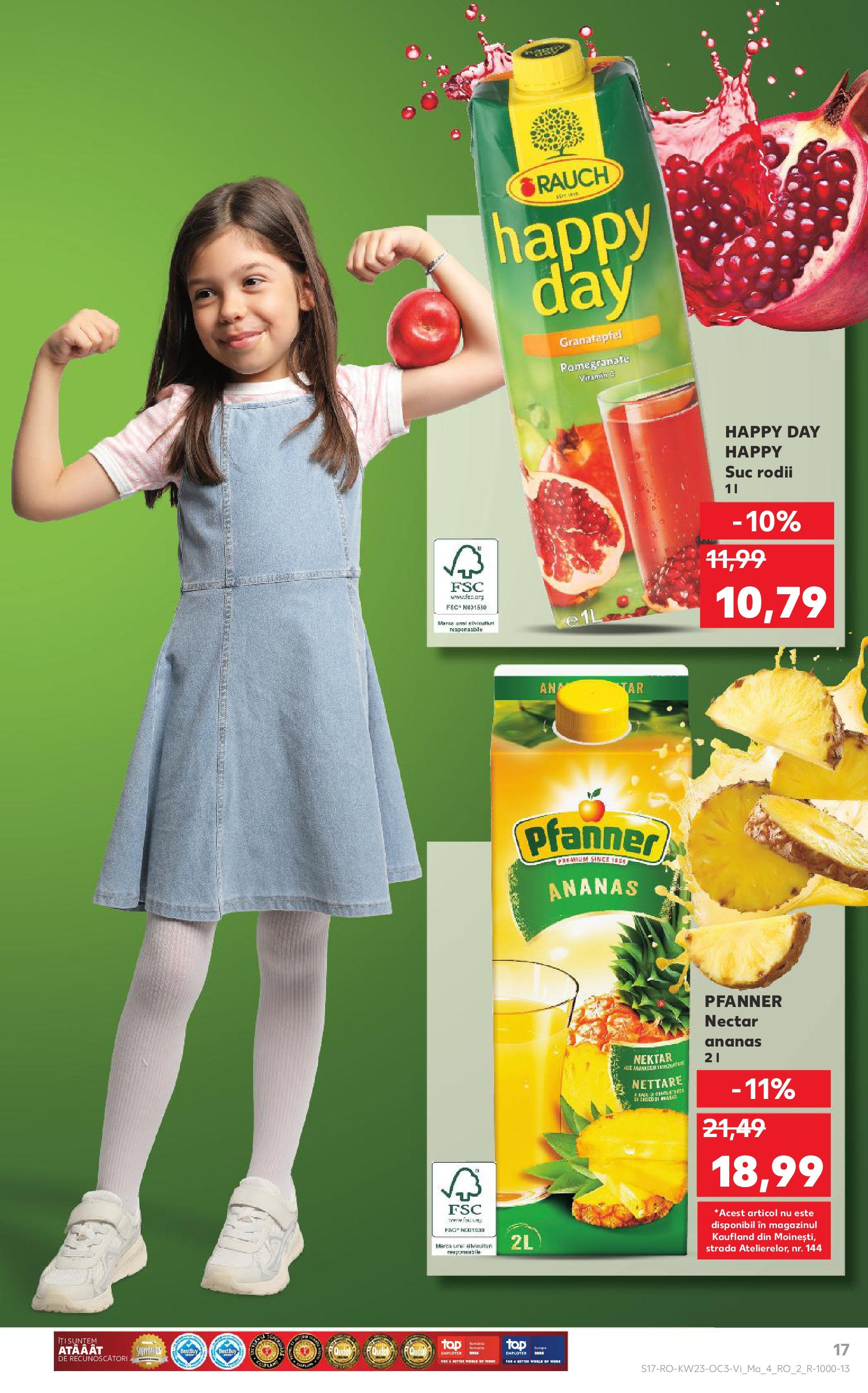 Catalog Kaufland - Sibiu 06.06.2025 - Revista si Oferta | Pagină: 17 | Produse: Suc, Ananas