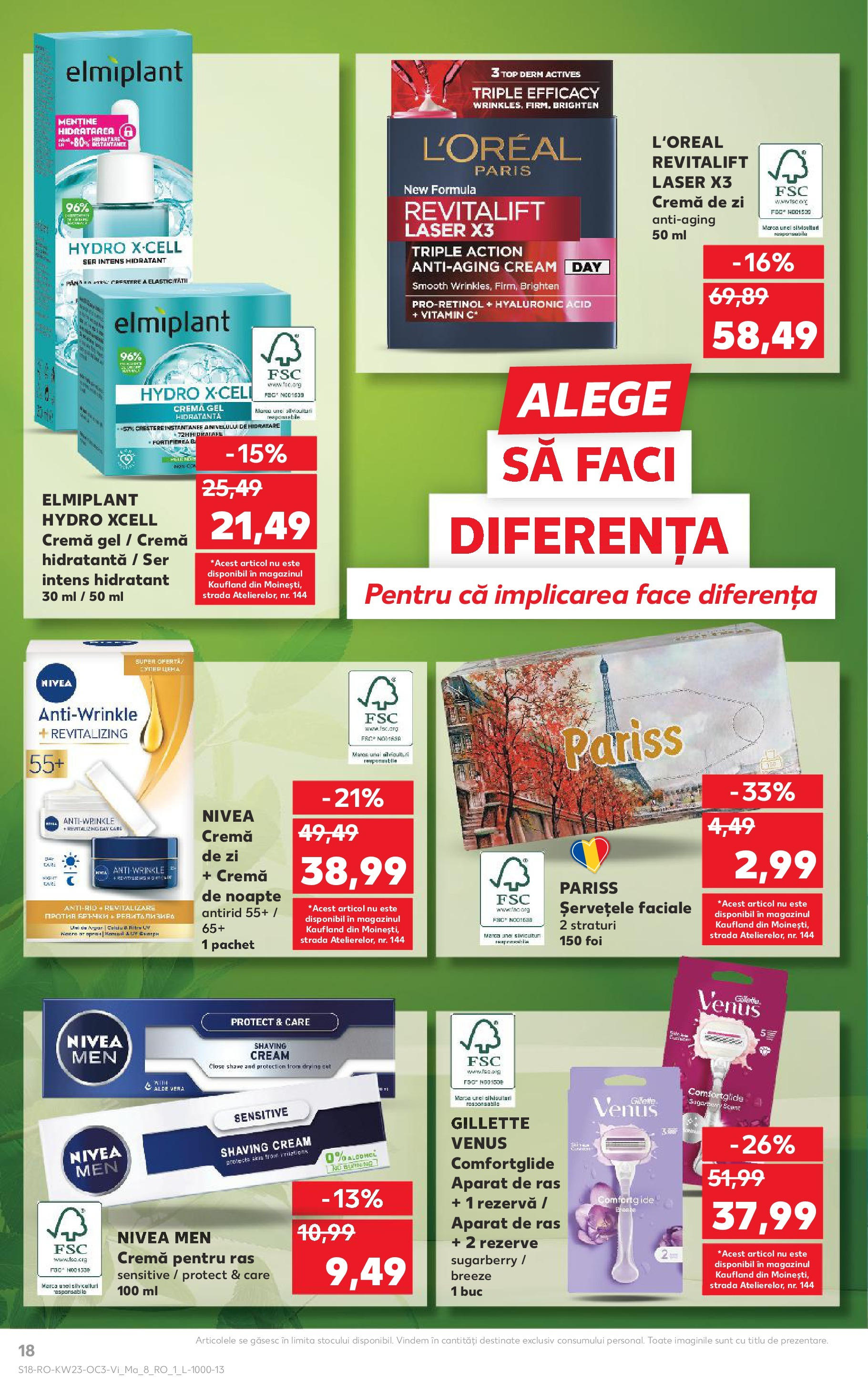 Catalog Kaufland - Sibiu 06.06.2025 - Revista si Oferta | Pagină: 18 | Produse: Top, Aparat De Ras, Arapsaçı, Cremă
