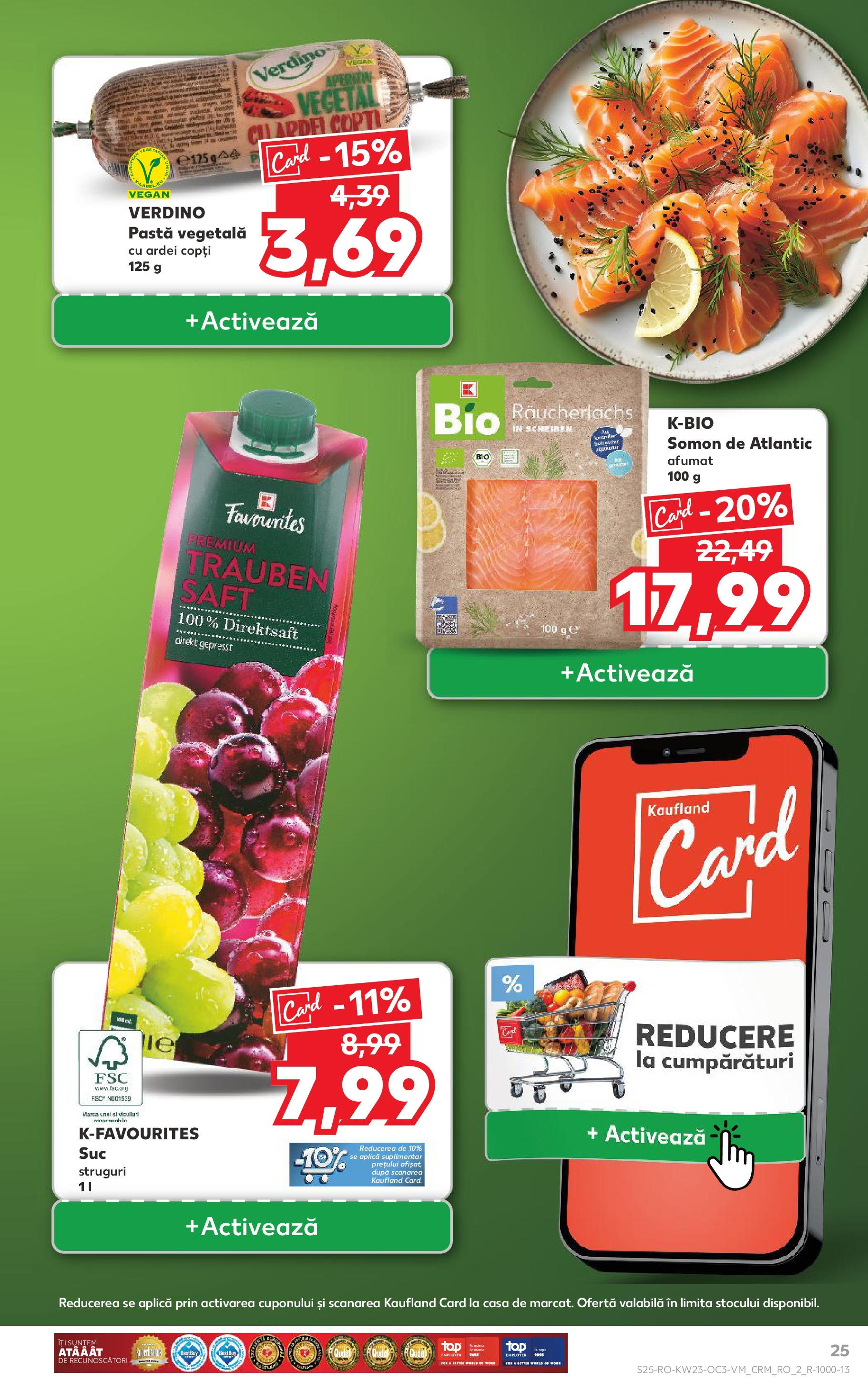 Catalog Kaufland - Sibiu 06.06.2025 - Revista si Oferta | Pagină: 25 | Produse: Struguri, Ardei