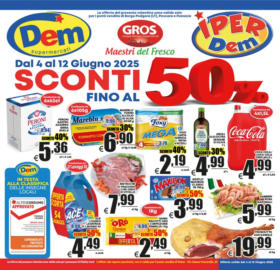 Sconti fino al 50%