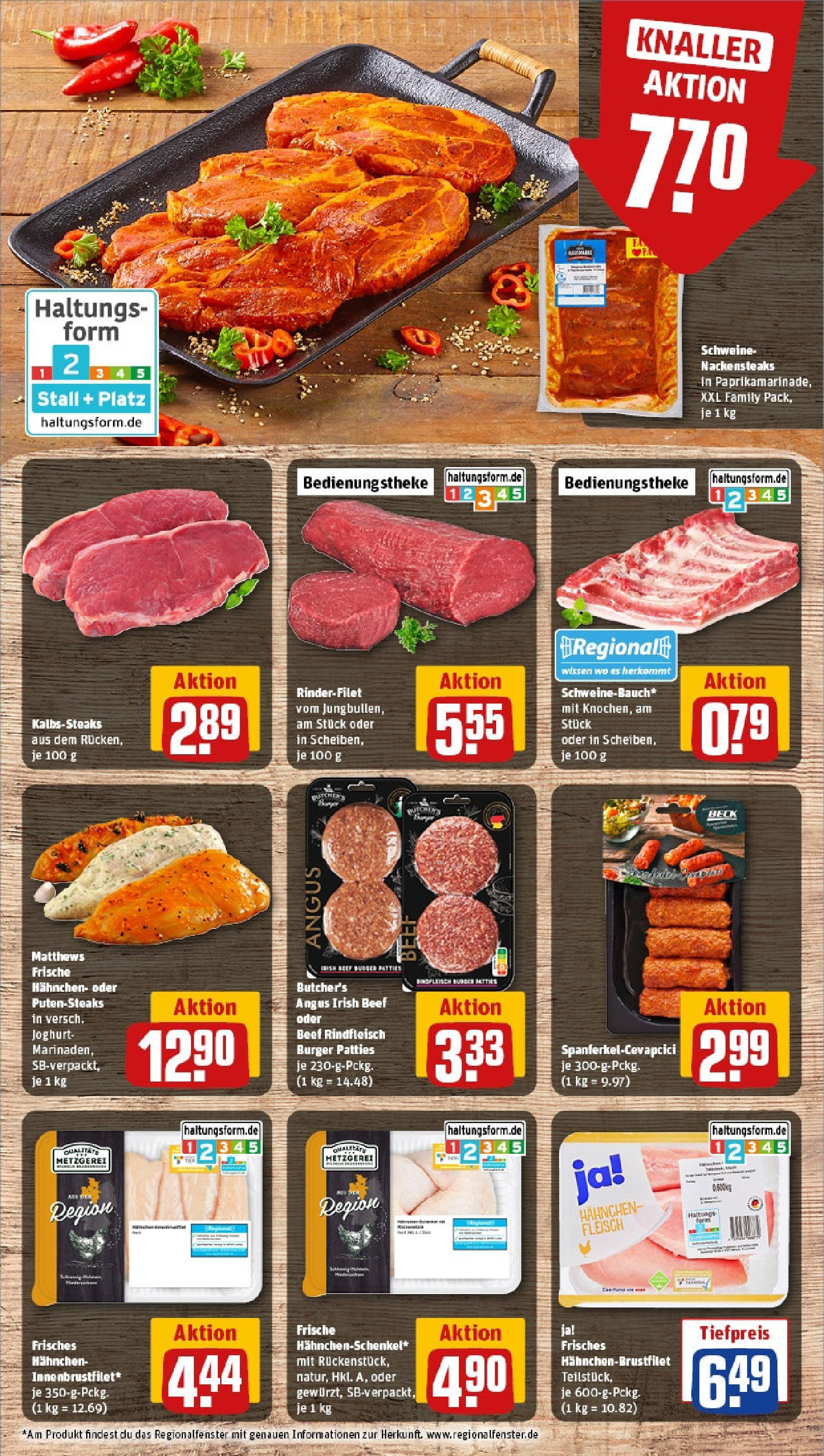 Rewe prospekt Bremen	 (ab 08.06.2025) zum Blättern » Angebote | Seite: 8 | Produkte: Hahnchen, Joghurt, Rinderfilet, Fleisch
