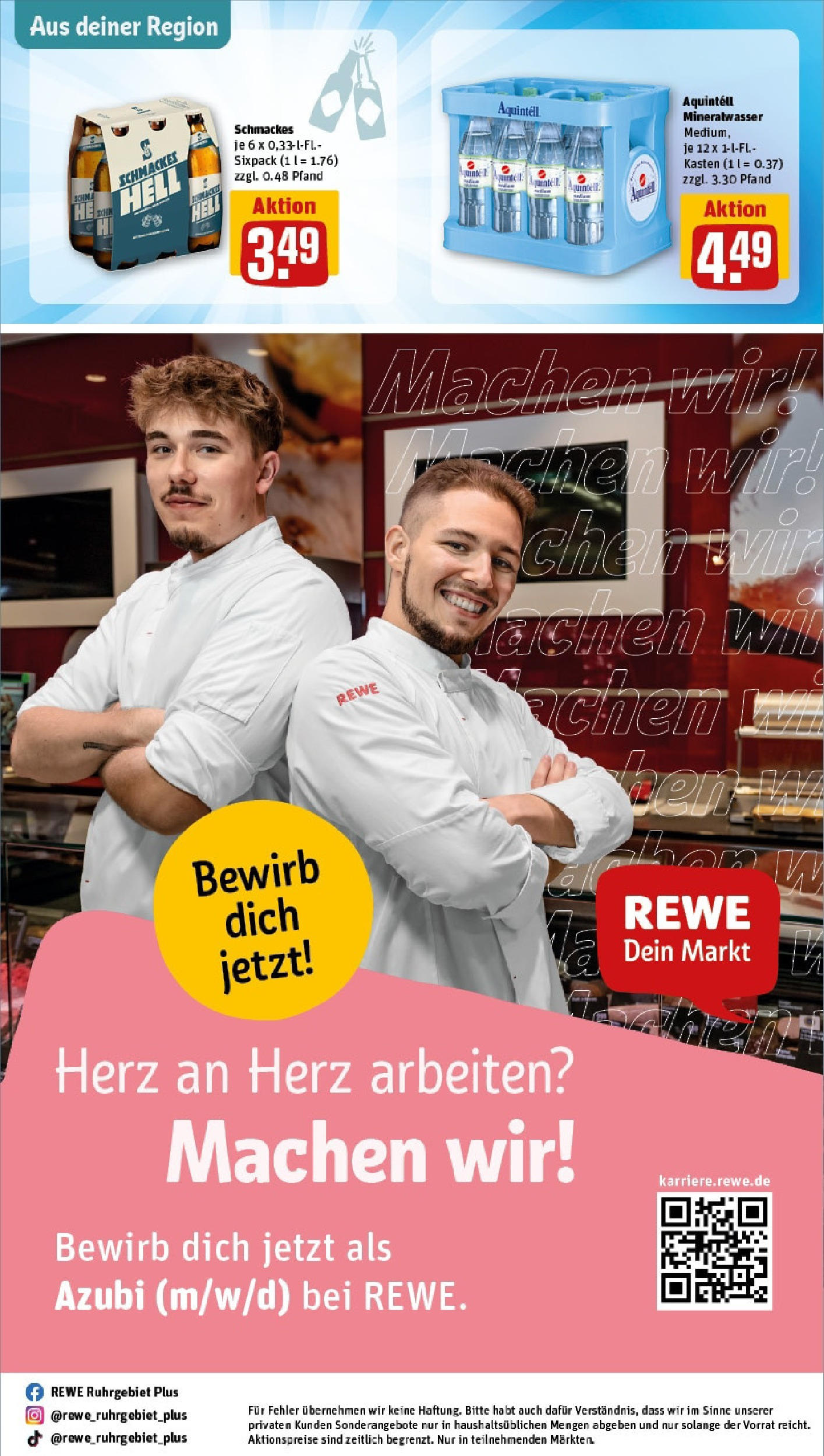 REWE Prospekt ab 08.06.2025 zum Blättern » Angebote | Seite: 28 | Produkte: Mineralwasser