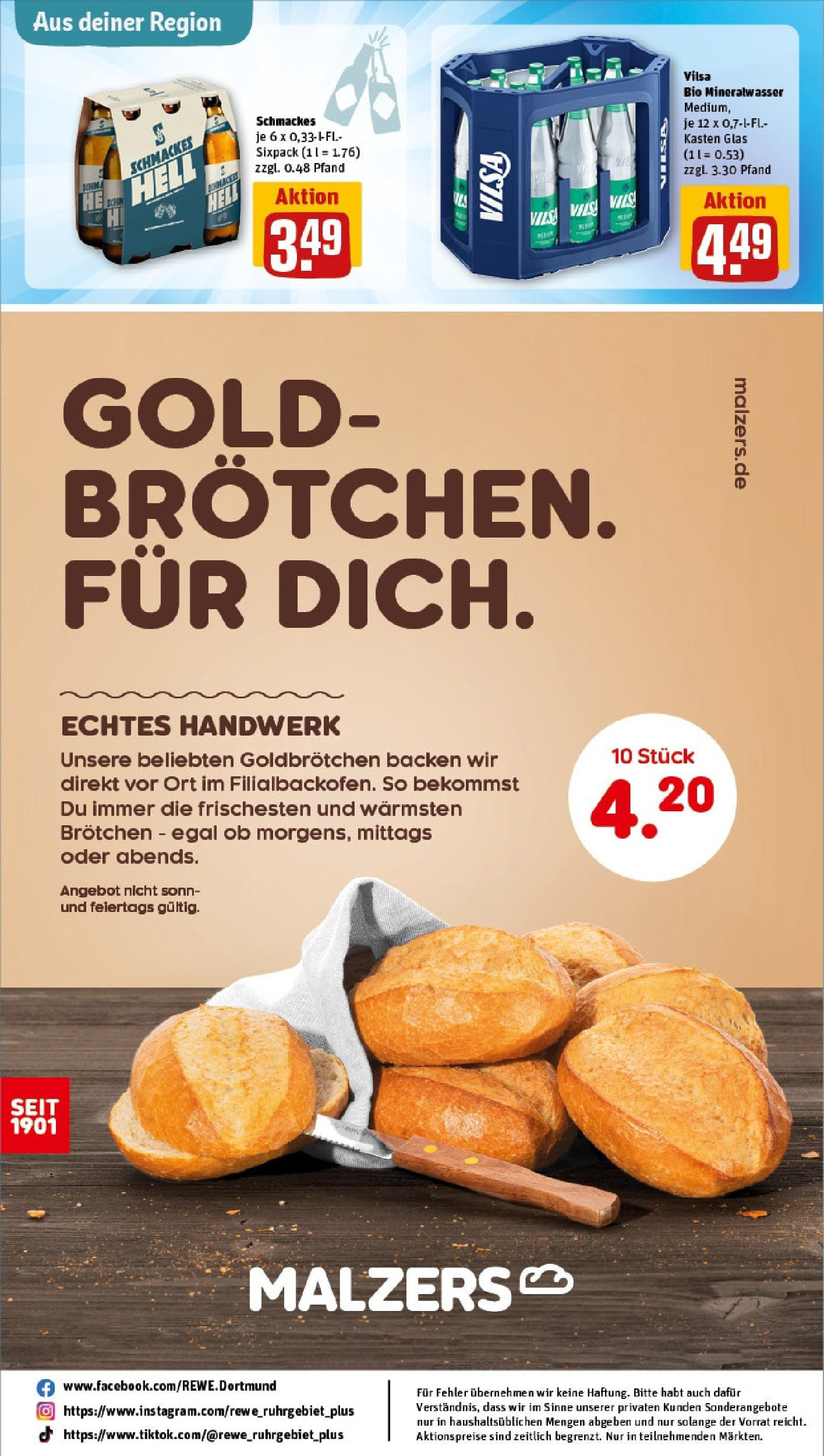 REWE Prospekt ab 08.06.2025 zum Blättern » Angebote | Seite: 28 | Produkte: Mineralwasser