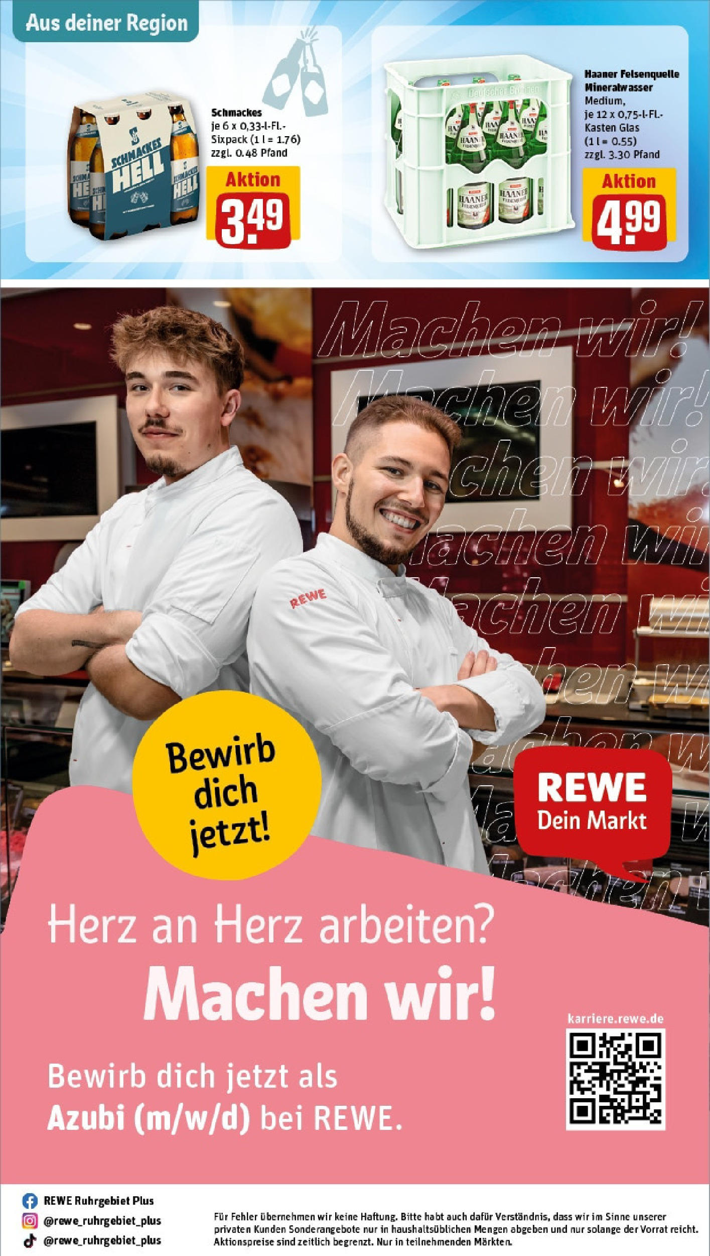 REWE Prospekt ab 08.06.2025 zum Blättern » Angebote | Seite: 28 | Produkte: Mineralwasser